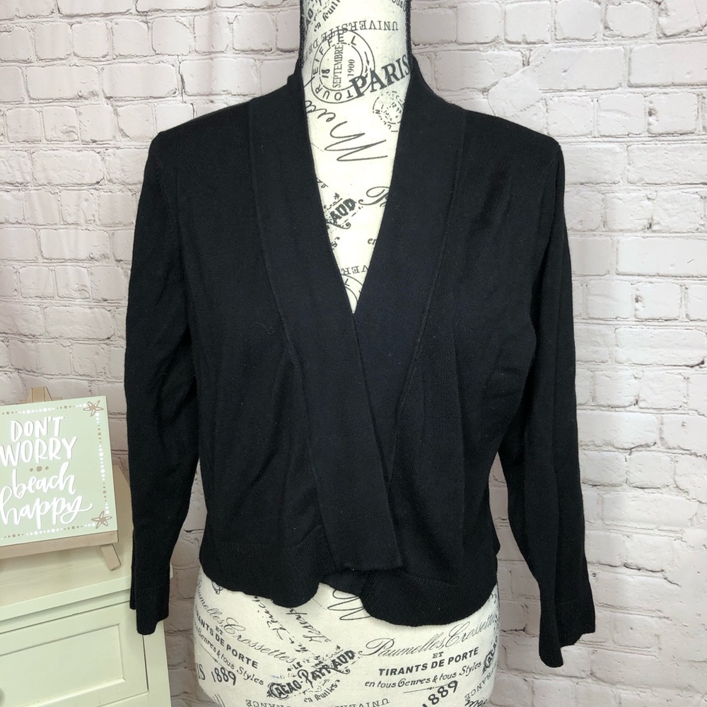 Grace Black Long Sleeve Shrug